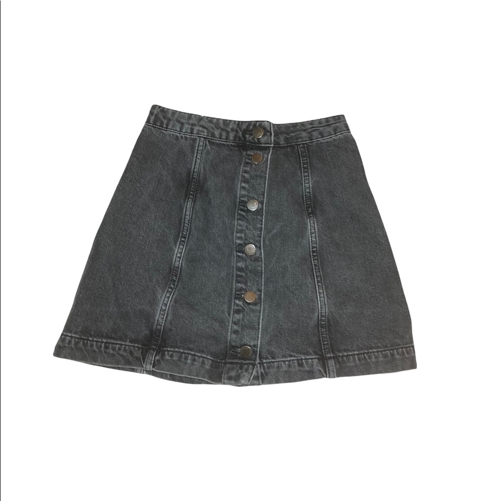 (SOLD) 🎊NWOT TOP SHOP MOTO BLUE DENIM MINI SKIRT